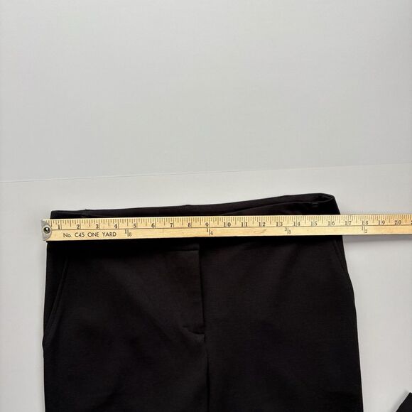 Ozai N Ku Women XL Flared Leg Pants Black Stretchy Full Length Side Pockets - Picture 7 of 10
